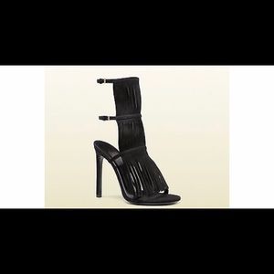 Gucci fringe heels